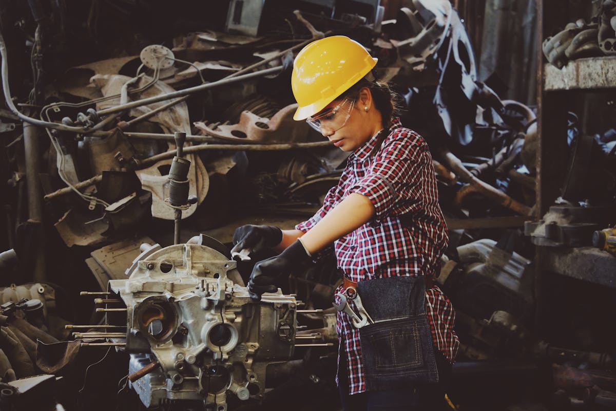 Modern manufacturing facility